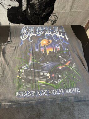 Kendrick Lamar SZA Grand National Tour 2025 Cut Off Tee XL